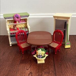 Fisher Price Dollhouse Kitchen Set